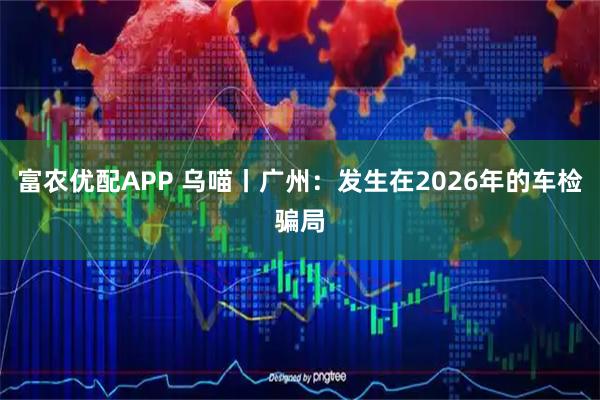 富农优配APP 乌喵丨广州：发生在2026年的车检骗局